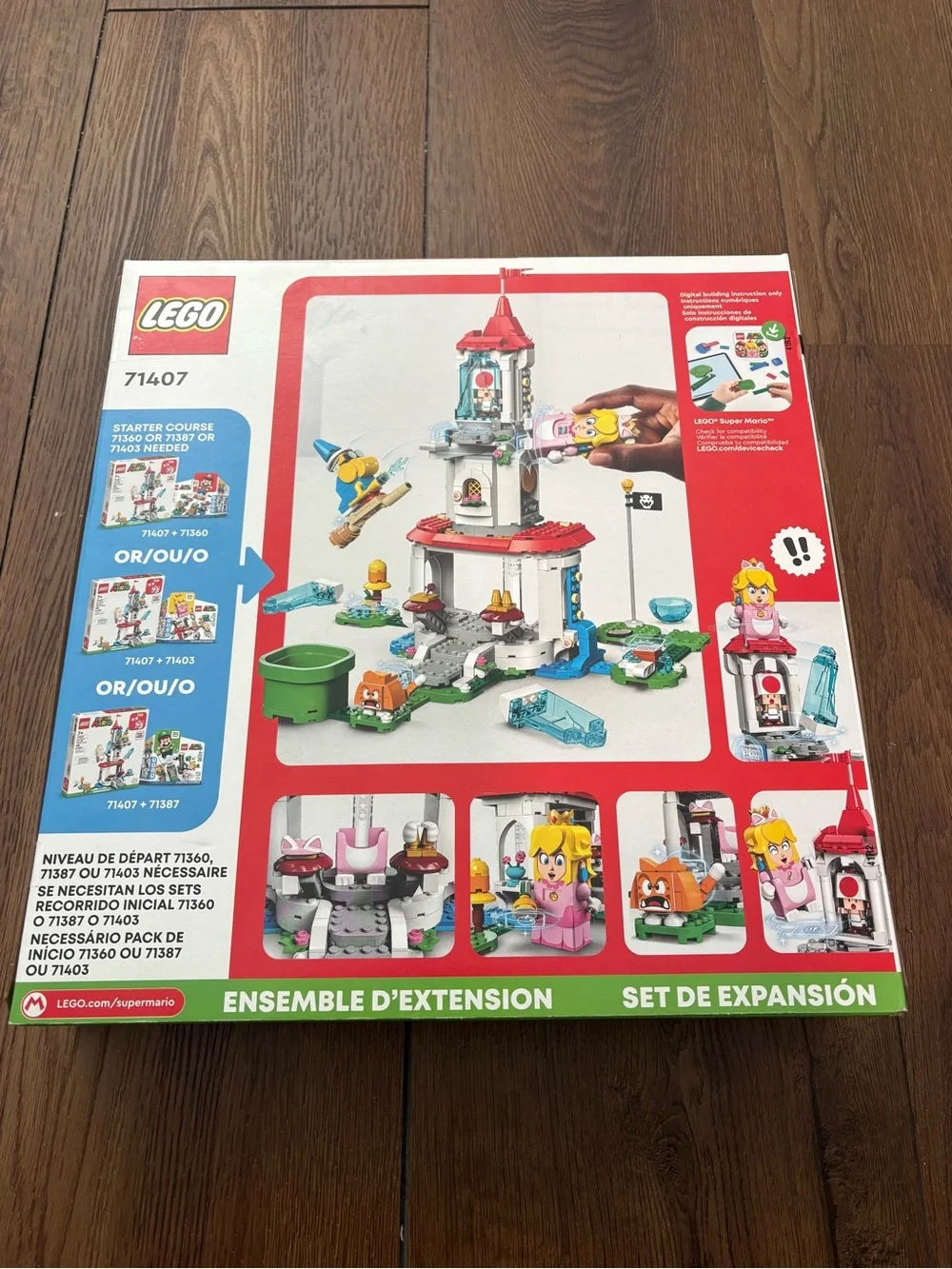 LEGO Super Mario Cat Peach Suit and Frozen Tower Expansion Set NEW - Picture 2 of 4
